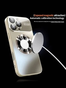 Brand New Luxury Titanium Color Phone Case, Compatible With Apple 16, 15, 14, 13, 12 And 11 Pro Max Plus Models, Supports Magnetic Wireless Charging, And Equipped With Shock-Resistant Glass Camera Lens Protection.