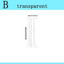 1pc Transparent Acrylic Drink Table, Suitable For Small Spaces, Beverage Side Table, Sofa Side Table, Applicable For Living Room, Bedroom, Bedside Display Shelf - Transparent - View 8