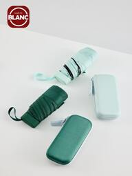 1 pieza Umbrella portátil mini con protección UV y Umbrilla de lluvia con estuche de transporte para escuela, oficina, hogar, viaje Niño San Valentín Corazón San Valentin