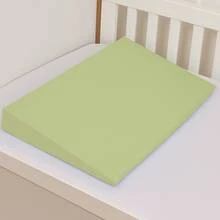 BABY MARATHON Anti-Reflux Pillow For American Crib And Bed, Ramp Filling + 1 Pillowcase - Green - View 1