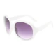 Glasses For Women New Women's Fashion Sunglasses Star Retro Round Face Sunglasses Large Frame Personalized Large Frame Sunglasses - <>黑框雙灰板YS04 - 查看 1