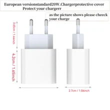 5pcs/Set Cloud Resin Design Compatible With [European Version 20W Charger Protective Case] Cable Protector Compatible With IPhone11/12/13/14/15/16Promax Data Cable Anti-Bend Cable Organizer, Cable Fixer, Anti-Break Cable, TPU Charger Head Protective Shell Cable Sleeve - Multicolor - View 9