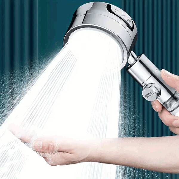 Pressurized Filter Shower Head, Three-Speed Adjustable Super Pressurized Household Shower Faucet, Head Adjustable Angle Shower Head, Bathroom Accessories