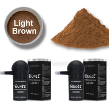 Bunee Hair Building Fibers 2 Pack With Spray Nozzle Instant Thickening Hair Powder For Immediate Volume And Full Coverage Physical Hair Enhancement - Nhiều màu - Xem 11
