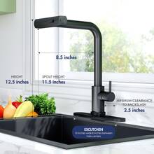 Pot Filler Faucets - Black - View 6