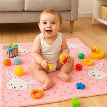 Baby Sleep Blanket Measuring 80x100cm 100% Polyester Microfiber Printed