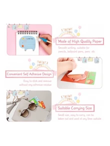20 件/40 件卡通动物便签 - 可撕下的便携式创意记事本，具有各种图案，经久耐用，适合用于学习、办公和记录保存。适用于学校用品，返校