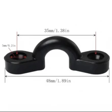 10 Piece Rope Buckle Kayak Seat Head Handle Buckle Screws Mount Lace-Up Kayak Rigging Kit Accessories