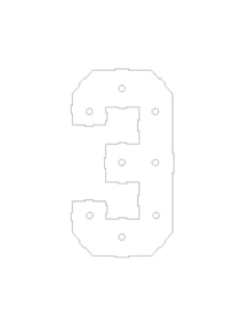 1piece Set Of Marquee Numbers, Light Up Numbers, Mosaic Numbers For Balloons, 73 Cm / 28.7inch LED Digital Frame, KT Panel, Numbers 0 To 9, Insert. KT Panel Support, Festive, Birthday And Christmas Decorative Lights,Birthday Decorations, - White - View 18