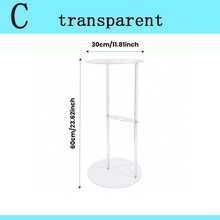 1pc Transparent Acrylic Drink Table, Suitable For Small Spaces, Beverage Side Table, Sofa Side Table, Applicable For Living Room, Bedroom, Bedside Display Shelf - Transparent - View 10