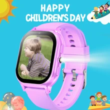 ERUN 31 Games Smart Children's Watch HD Full Touch Screen Outdoor Flashlight Alarm Clock Audiobook Recording Video Pedometer Calculator Music DIY Wallpaper Photography Children's Day, Ay, Boy/Girl Birthday Gift