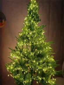 1pc 50/100LED Copper Wire Firecracker String Light, USB Powered Indoor Decorative Light With Remote Control, Suitable For Bedrooms, Flower Garlands, Gardens, Parties, Windows, Weddings, Christmas Trees - Warm Light - View 4