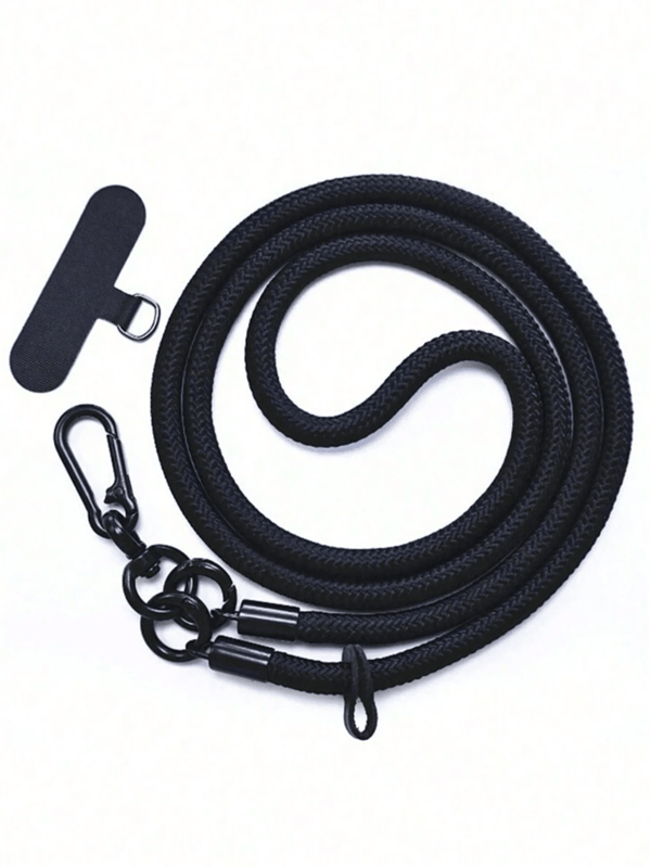 3 piezas Bolso de hombro de nailon con cordón para teléfono, bolsa de cuello duradera y de moda para exteriores, bolsa para cámara, regalo para madre, familia, amigos, cumpleaños, festival, encanto de teléfono, cadena de teléfono móvil