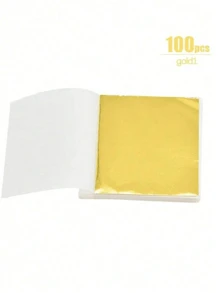 2G Gold Blattfolie für Kochen, Getränke, Lebensmittel, Desserts, Kuchen, Eis Dekoration