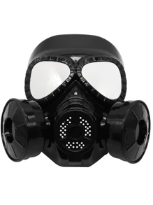 1pc Full Face Gas Mask, Real Person Cosplay Tactical Gear For Airsoft, Military Enthusiasts Halloween