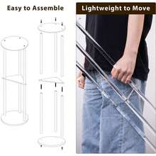1pc Transparent Acrylic Drink Table, Suitable For Small Spaces, Beverage Side Table, Sofa Side Table, Applicable For Living Room, Bedroom, Bedside Display Shelf - Transparent - View 7