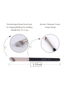 ENERGY Tapered Concealer Brush Under Eye Mini Kabuki Makeup,Giveaways - Black - View 5
