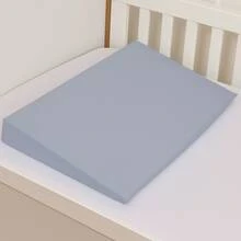 BABY MARATHON Anti-Reflux Pillow For American Crib And Bed, Ramp Filling + 1 Pillowcase - Grey - View 1