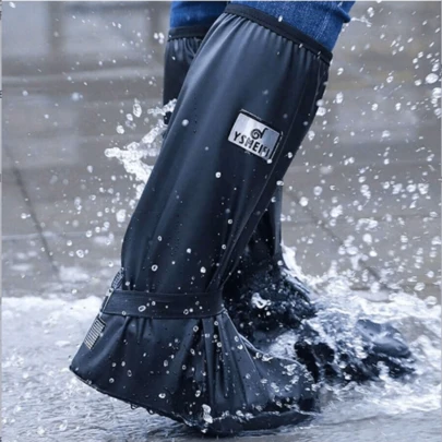 Adult Waterproof Hiking Cycling Outdoor Rain Boot Covers, Anti-Slip Rain Shoe Covers, Overshoes, Men's Thick Rain Boot Toe Covers, Rain Boot Covers Insulation, Galentines, Puppy, Carnival, Spring Summer Picks, Brides Maid Gifts, Room, Bedroom Decor, Beach, Travel, For Men, For Women, Vacation, Women's Day, Travel Essentials, Wedding Favors, Y2k, Bedroom, Car Accessories Women, Kitchen Decor, Cute Stuff