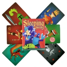 Sleeping Queens Board Game Card Family Gift Wake Up Queen Strategy Game Fun Game Card - Black - View 3