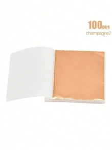 2G Gold Blattfolie für Kochen, Getränke, Lebensmittel, Desserts, Kuchen, Eis Dekoration