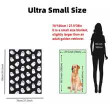 Halloween Cute Ghost Blanket Gifts For Halloween Cute Ghost Lover For Adult,Halloween Cute Ghost Fannel Fleece Throw Blanket Super Soft Throws Blanket For Bed Couch Sofa