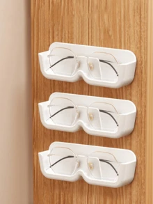 3 件/1 件太阳镜收纳盒壁挂式眼镜收纳塑料眼镜框眼镜展示架家居装饰带贴纸，适用于家庭办公室宿舍 - 彩色 - 查看 5