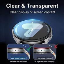 5pcs Screen Protector, Compatible With Samsung Galaxy Watch 8/8 Classic 47mm/44mm/40mm, Unisex, Made Of Tempered Glass, Easy To Install, High-Definition Curved Full Coverage Protective Film, Accessories Compatible With Samsung Galaxy Watch 8/8 Classic Smartwatch - 5 PCS - View 6