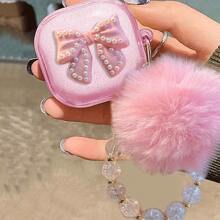 Bow-Knot Protective Case Compatible With Apple/ Bluetooth Earphone Case, Anti-Scratch And Drop Protection - Multicolor - View 5