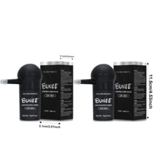 Bunee Hair Building Fibers 2 Pack With Spray Nozzle Instant Thickening Hair Powder For Immediate Volume And Full Coverage Physical Hair Enhancement - Nhiều màu - Xem 7