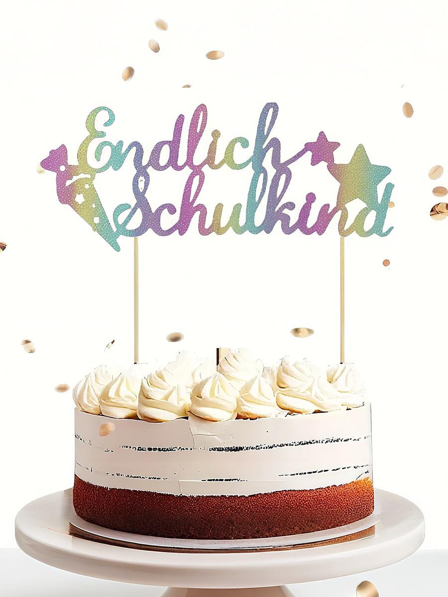 Colorful Graduation Cake Decorations Toppers, Back To School Season Cake Decor Picks, Suitable For Cupcakes And Party Celebrations - Multicolor - View 1