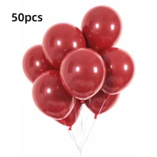 20/50个红色气球乳胶气球浪漫派对房间装饰结婚周年生日快乐派对装饰用品