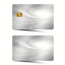 4 件/2 件/1 件亮面奶油色信用卡薄乙烯基贴纸，无残留，适用于信用卡、借记卡、交通卡、钥匙卡和银行卡，防水、防刮、防滑，适用于学校用品，返校
