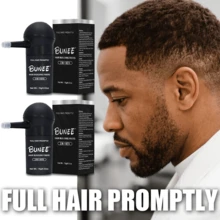 Bunee Hair Building Fibers 2 Pack With Spray Nozzle Instant Thickening Hair Powder For Immediate Volume And Full Coverage Physical Hair Enhancement - Nhiều màu - Xem 4