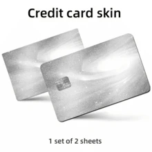 4 件/2 件/1 件亮面奶油色信用卡薄乙烯基贴纸，无残留，适用于信用卡、借记卡、交通卡、钥匙卡和银行卡，防水、防刮、防滑，适用于学校用品，返校