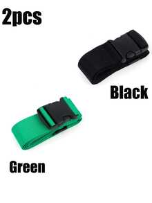 2/4 件行李带，旅行行李箱捆绑带，交叉打包带加厚捆绑带，适用于旅行收纳袋、化妆包、化妆包、度假收纳包、大容量化妆品收纳盒、化妆盒，可装口红、刷子、护肤品、手机、硬币、小物件，适用于家居、礼品、度假和节日万圣节圣诞节多功能用途 - 彩色 - 查看 29