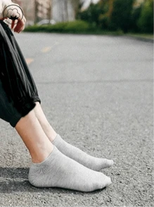 20/10/5/3/1 par de calcetines cortos de algodón para hombre, calcetines invisibles, con diseño antideslizante de doble hilo, blancos, negros, de corte con bucle, suaves y transpirables para el tobillo, adecuados para negocios y ocio, hogar y deportes, estilo universitario, para todas las estaciones, uso diario y uso aleatorio