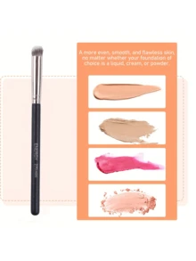 Cọ che khuyết điểm hình nón ENERGY, Cọ trang điểm Kabuki mini, Cọ nền, Cọ che khuyết điểm, Cọ má hồng, Cọ tạo khối, Cọ phấn phủ, Cọ nền, Cọ má hồng - màu đen - Xem 4