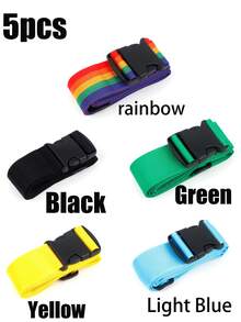 2/4 件行李带，旅行行李箱捆绑带，交叉打包带加厚捆绑带，适用于旅行收纳袋、化妆包、化妆包、度假收纳包、大容量化妆品收纳盒、化妆盒，可装口红、刷子、护肤品、手机、硬币、小物件，适用于家居、礼品、度假和节日万圣节圣诞节多功能用途 - 彩色 - 查看 35