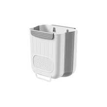 1/2 件家用厨房垃圾桶 - 可折叠壁挂式垃圾桶 - 无需弯腰 - 大尺寸桌面垃圾桶 - 悬挂式 - 易于清洁