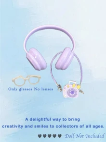 1/2/3PCS 17cm Doll Outfit Making Kit Compatible With Labubu - Adorable & Cool Styles /DIY Fashion Gift Set For Girls Kids & Friends /Cute Birthday Party Costumes, Stylish Easter Christmas Outfits (Doll Not Included) /Fun Music Festival & Summer Travel Role Play Accessories - Multicolor - View 9