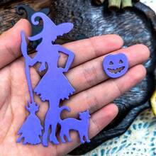 AHLGCAFT 金属切割模具，魔法巫师切割模具 DIY 纸卡工艺，用于切割薄片，贺卡工艺装饰，压花，家庭项目制作工具，碳钢模具 - 銀色 - 查看 9