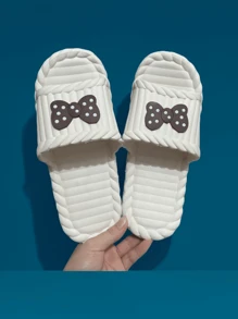 New Fashion Women Summer Slippers, Thick Sole Indoor Bathroom Non-Slip Outdoor Slippers, Comfortable Soft Flat Slippers