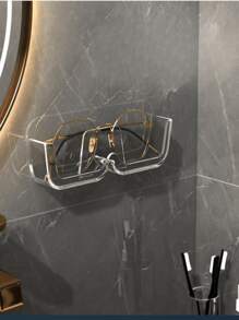 3 件/1 件太阳镜收纳盒壁挂式眼镜收纳塑料眼镜框眼镜展示架家居装饰带贴纸，适用于家庭办公室宿舍 - 彩色 - 查看 8