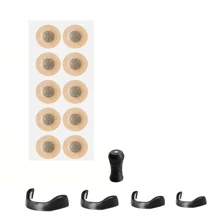 30 piezas/60 piezas Dilatador de nariz magnético negro, diseño magnético resistente, clip nasal ergonómico, sin presión y cómodo, doble refuerzo de la adsorción magnética y el clip nasal, liviano y portátil, reutilizable, ajuste flexible, alivia efectivamente la congestión nasal, mejora la suavidad de la respiración, adecuado para deportes y ejercicios
