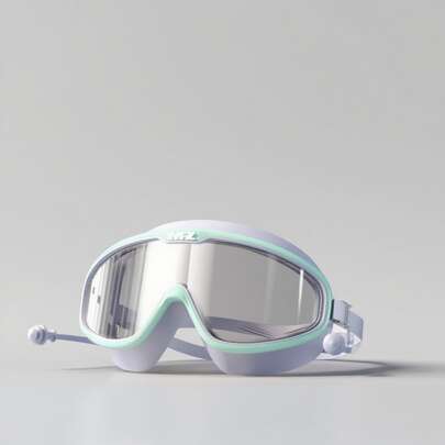 Large Frame Swimming Goggles,Waterproof Anti-Fog HD Swimming Goggles,Professional Diving Swimming Suit