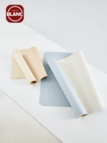 1 件硅胶餐桌垫，防油、防水、防污、防滑、隔热、可擦拭桌布，适用于咖啡桌、书桌、厨房台面