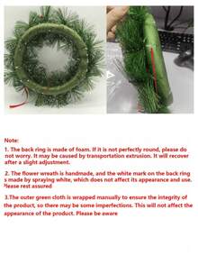 1 pezzo Ghirlanda natalizia da 30 cm, decorazione per il Ringraziamento, decorazione per interni/esterni (pigne e fiocchi di neve), ghirlanda natalizia fatta a mano per la porta, decorazione per feste natalizie, adatta per decorazioni natalizie domestiche, decorazione natalizia, regalo di Natale, regalo per il Capodanno cinese, uso interno/esterno, decorazione atmosfera natalizia, ciondolo ghirlanda albero di Natale, accessori decorativi per la Vigilia di Natale - Multicolore - Visualizzare 11