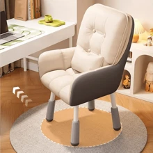 1pc Computer Chair, Study Writing Chair, Home Use, Women's Bedroom Vanity Chair, College Student Dorm Desk Chair With Backrest