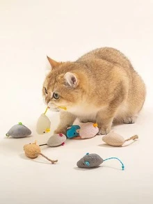 1pc Realistic Mouse Cat Toy, Self-Entertainment Plaything